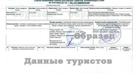 Что такое групповая виза в Китай в Эль Дибот