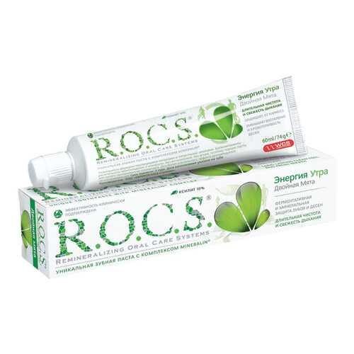 Зубная паста R.O.C.S. двойная мята 74 г. в Эль Дибот
