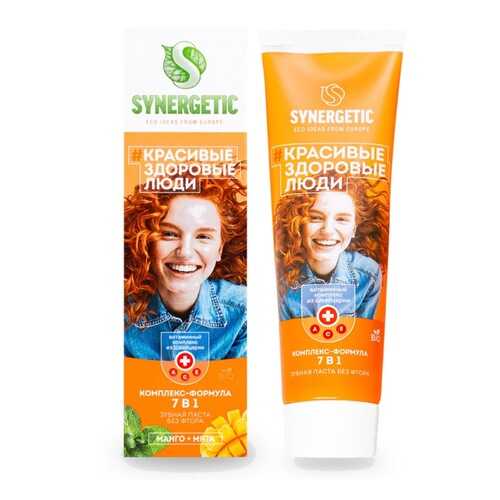 Зубная паста SYNERGETIC комплекс-формула 7 в 1, 100 гр в Эль Дибот