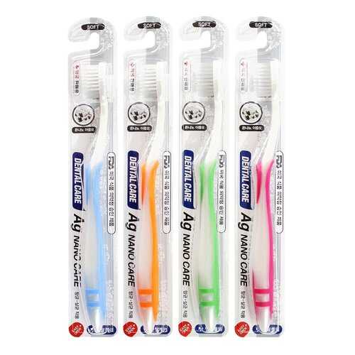 Зубная щетка DENTAL CARE Nano Silver Toothbrush Set 4 шт в Эль Дибот