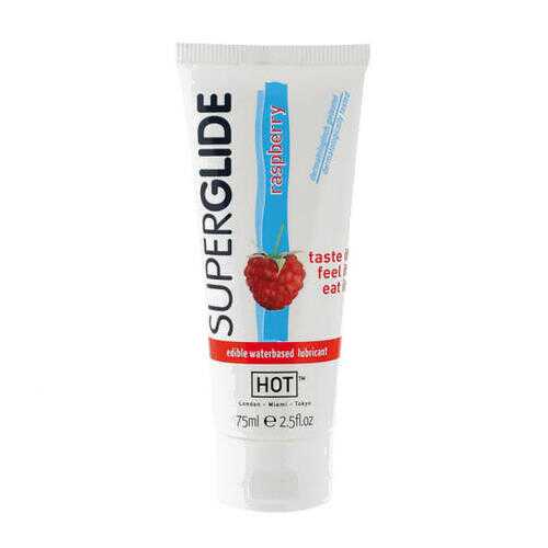 Гель-смазка Hot Superglide малина на водной основе вкусовой 75 мл в Эль Дибот