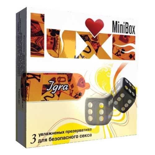 Презервативы Luxe Mini Box Игра 3 шт. в Эль Дибот