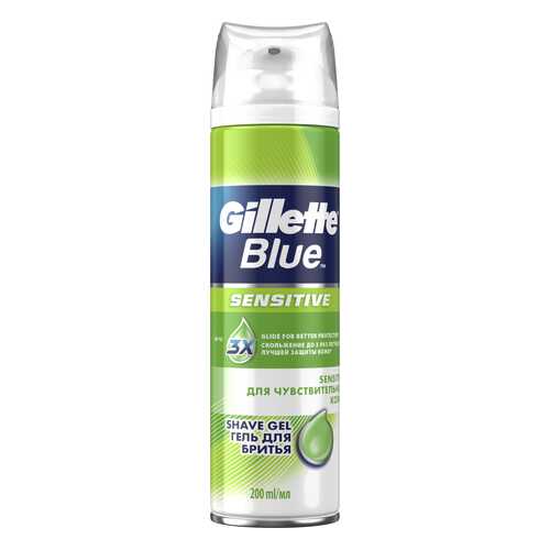 Гель для бритья Gillette Blue Sensitive 200 мл в Эль Дибот
