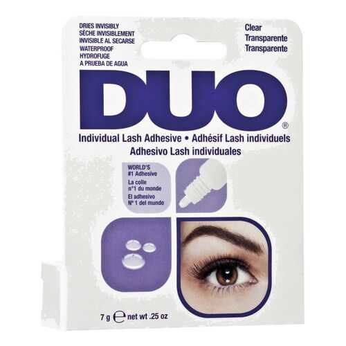 Клей для пучков Duo Individual Lash Adhesive Clear прозрачный 7г в Эль Дибот