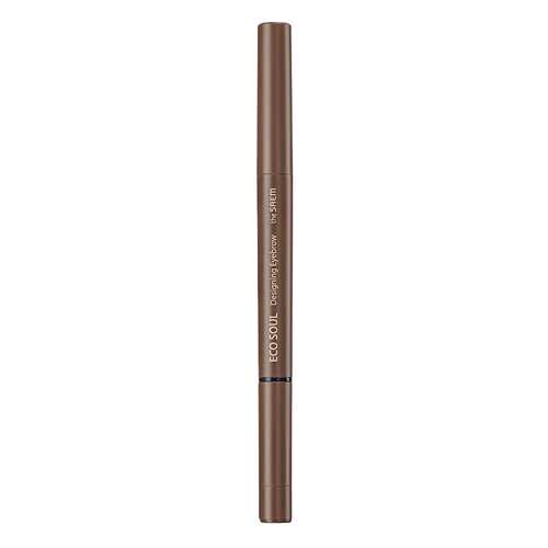 Карандаш для бровей The Saem Eco Soul Designing Eyebrow 3в1 01 Brown 0,2 г+0,12 г в Эль Дибот