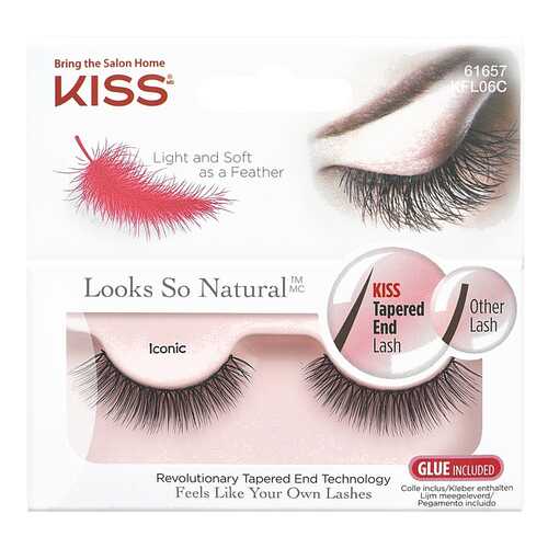 Накладные ресницы KISS Looks so Natural Eyelashes Iconic (KFL06C) 2 шт в Эль Дибот
