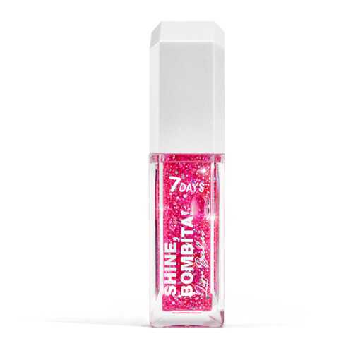 Голографический блеск для губ 7DAYS SHINE, BOMBITA! / 301 Pink Haze, 5 мл в Эль Дибот