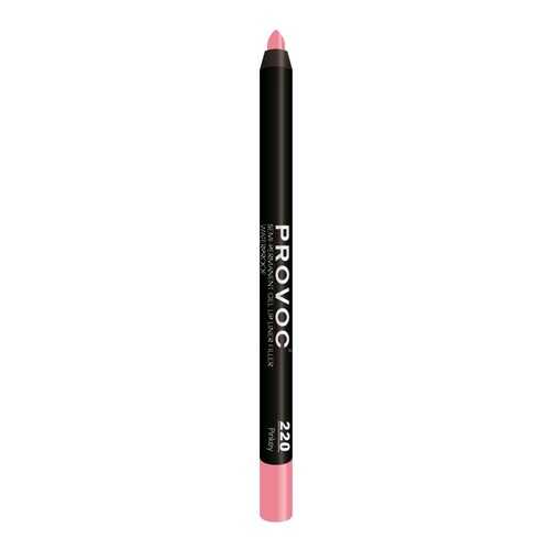 Карандаш для губ Provoc Gel Lip Liner Pinkey 220 Розово-бежево-лососевый 9 г в Эль Дибот