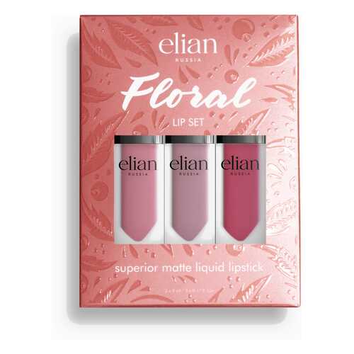 Набор жидких матовых помад Elian Russia Floral Lip Set в Эль Дибот