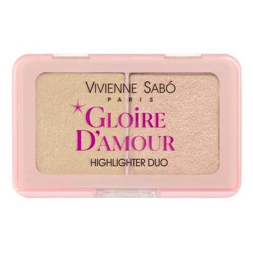 Палетка хайлайтеров Vivienne Sabo Gloire damour мини тон 02 персиковый в Эль Дибот