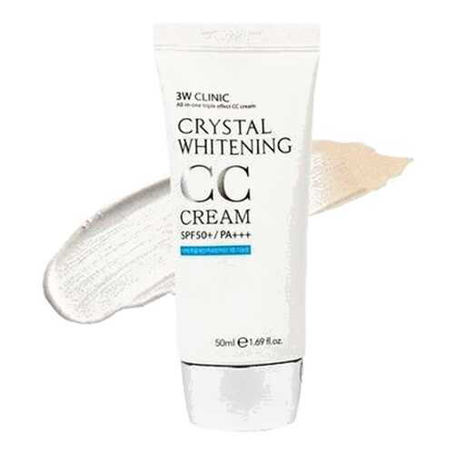 СС средство 3W Clinic Crystal Whitening Glitter Beige 50 мл в Эль Дибот