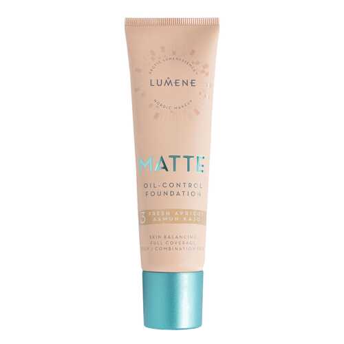 Тональный крем Lumene Matte Oil-control Foundation 3 Fresh Apricot 30 мл в Эль Дибот