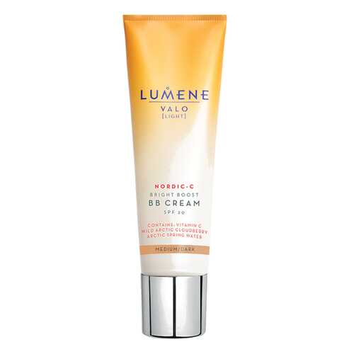 ВВ средство Lumene Valo Bright Boost BB Cream SPF 20 Medium/Dark 30 мл в Эль Дибот