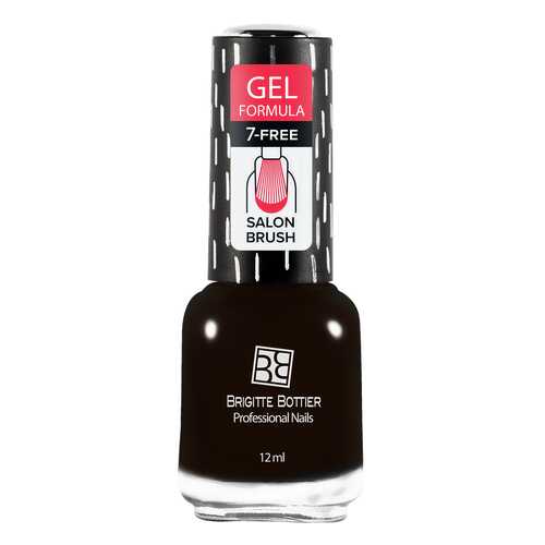 Лак с гелевым эффектом Brigitte Bottier Gel Formula тон 34 горький шоколад, 12 мл в Эль Дибот