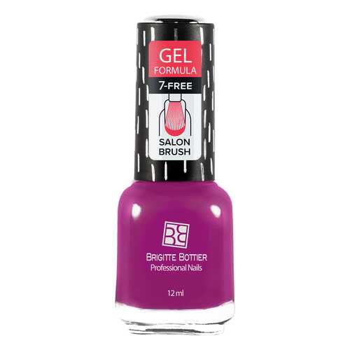 Лак с гелевым эффектом Brigitte Bottier Gel Formula тон 60 фуксия, 12 мл в Эль Дибот