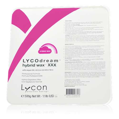 Воск Lycon LYCOdream Hybrid Hot Wax Гибридный Горячий Всех Типов Кожи и Волос, 500г в Эль Дибот