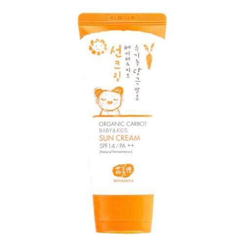Солнцезащитное средство Whamisa Organic Carrot Baby & Kids Sun Cream SPF 14 в Эль Дибот