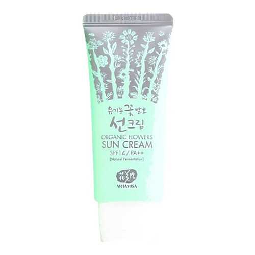 Солнцезащитное средство Whamisa Organic Flowers Sun Cream SPF 14 в Эль Дибот