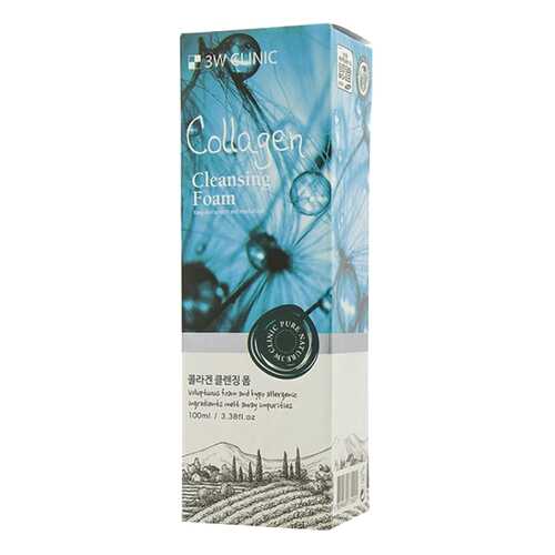 3W Clinic Очищающая пенка Collagen Foam Cleansing 100 мл в Эль Дибот
