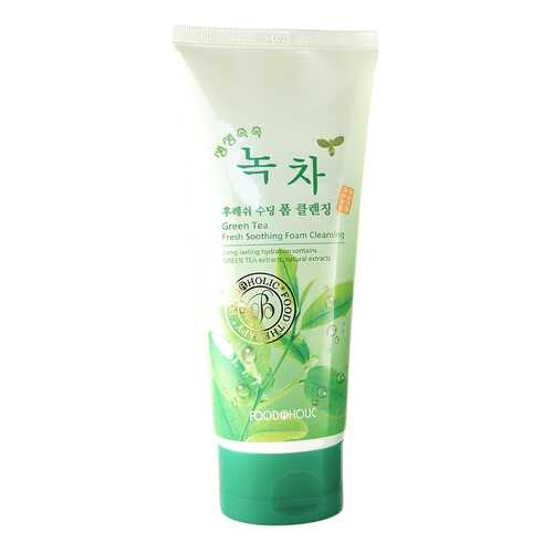 Очищающая пенка FoodaHolic Green Tea Fresh Soothing Foam Cleansing 180 мл в Эль Дибот