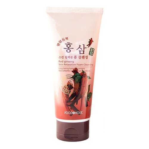 Очищающая пенка FoodaHolic Red Ginseng Skin Relaxation Foam Cleansing 180 мл в Эль Дибот