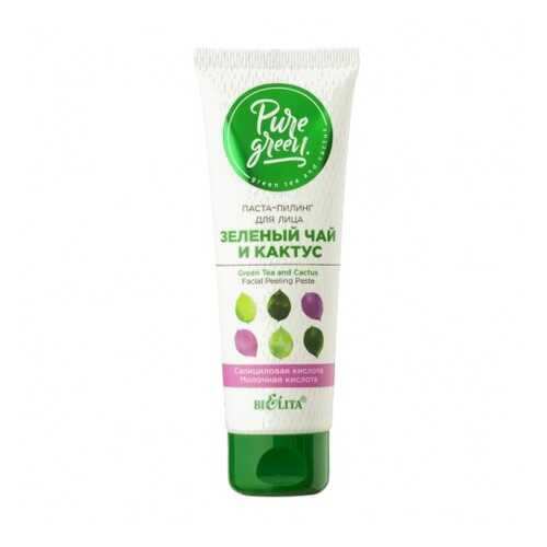 Паста-пилинг для лица Bielita Pure Green Зеленый чай и кактус 75 мл в Эль Дибот