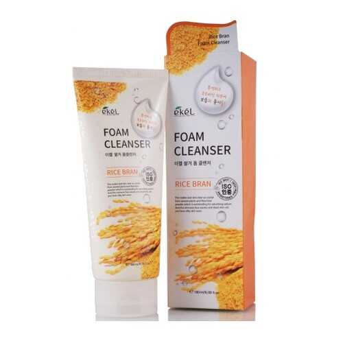 Пена для умывания с рисовыми отрубями Ekel Foam Cleanser Rice Bran 180 мл в Эль Дибот