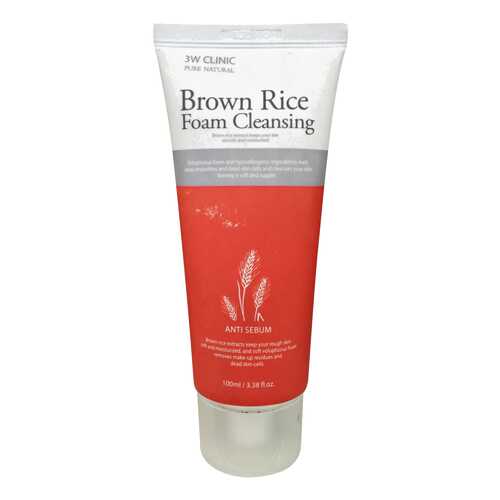 Пенка для умывания 3W CLINIC Brown Rice в Эль Дибот