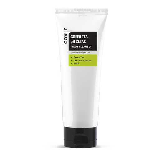 Пенка для умывания с зеленым чаем COXIR Green Tea pH Clear Cleanser в Эль Дибот