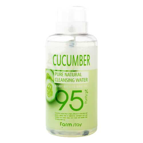Средство для снятия макияжа FarmStay Pure Cleansing Water Cucumber 500 мл в Эль Дибот