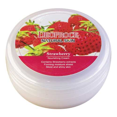 Крем для лица Deoproce Strawberry Natural Skin Nourishing Cream 100 г в Эль Дибот