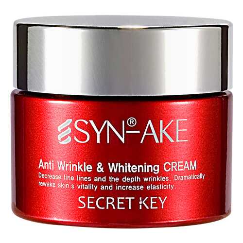 Крем для лица Secret Key Syn-Ake Anti Wrinkle & Whitening Cream 50 г в Эль Дибот