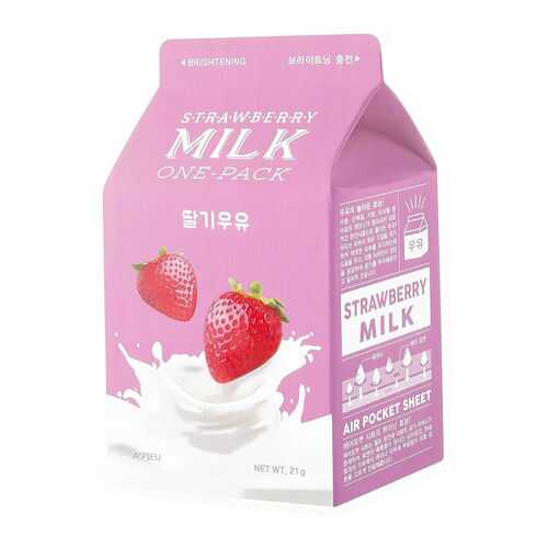 Маска для лица Apieu Strawberry Milk One-Pack 21 г в Эль Дибот