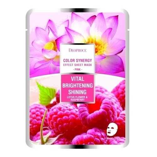 Маска для лица Deoproce Color Synergy Effect Sheet Mask Pink 20 г в Эль Дибот