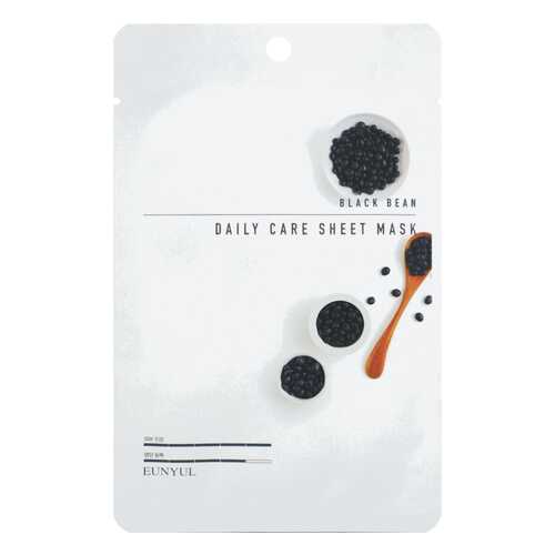 Маска для лица Eunyul Black Bean Daily Care Sheet Mask 22 мл в Эль Дибот