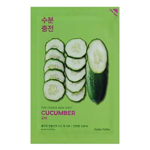Маска для лица Holika Holika Pure essence Mask Sheet Cucumber 20 мл в Эль Дибот