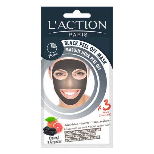 Маска для лица LAction Black Peel Off 18 г в Эль Дибот