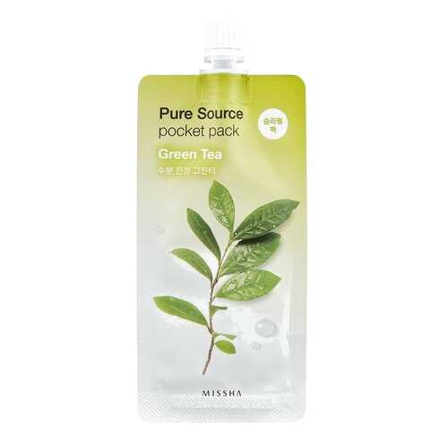 Маска для лица Missha Pure Source Pocket Pack - Green Tea 10 мл в Эль Дибот