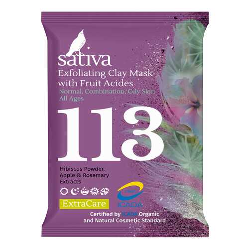 Маска-гоммаж с фруктовыми кислотами №113 Sativa 15 г в Эль Дибот