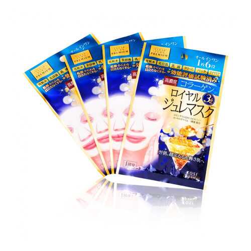 Маска-желе KOSE COSMEPORT Clear Turn Premium с маточным молочком пачка 1 шт в Эль Дибот