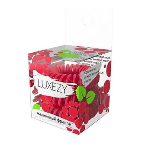 Резинки для волос LUXEZY, Малиновый фраппе, 3 штуки в Эль Дибот