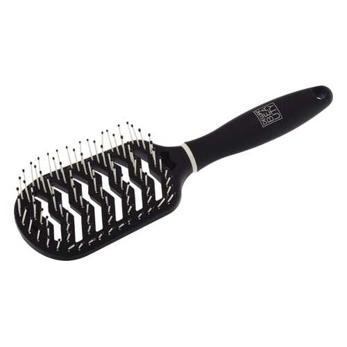Щетка Dewal Beauty серия Бархат продувная, с нейлон,штифтом, прямоугольная 11 ряд в Эль Дибот