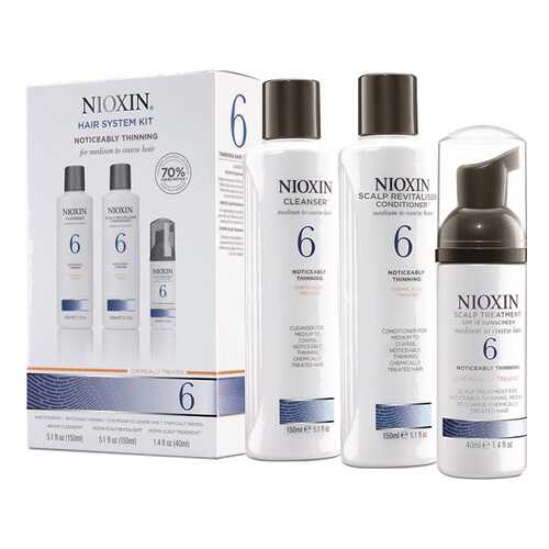 Подарочный набор Nioxin System 6 150 мл+150 мл+40 мл в Эль Дибот