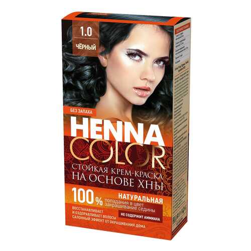 Краска для волос Фитокосметик Henna Color 1.0 Черный 115 мл в Эль Дибот