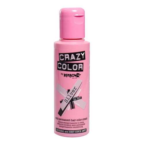 Краска для волос Renbow Crazy Color Semi-Permanent Hair Color Cream 27 Silver 100 мл в Эль Дибот