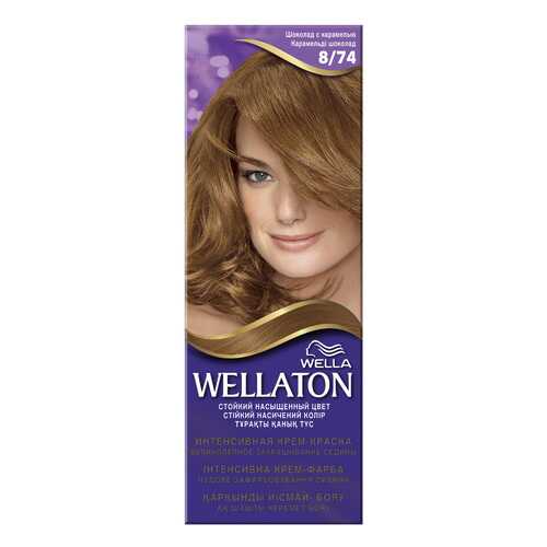 Краска для волос Wella Wellaton 8/74 шоколад с карамелью 110 мл в Эль Дибот
