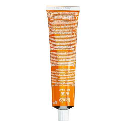 Краска Londa Ammonia Free 9/36 очень светлый блонд золотисто-фиолетовый 60мл в Эль Дибот