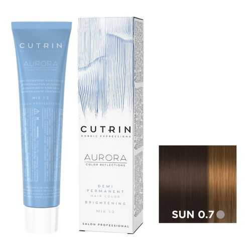 Крем-краситель AURORA DEMI PERMANENT BRIGHTENING CUTRIN SUN 0.7 белые ночи 60 мл в Эль Дибот