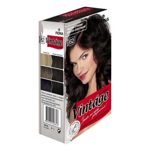 Крем краска FIONA Vintage Color тон 62 каштан в Эль Дибот