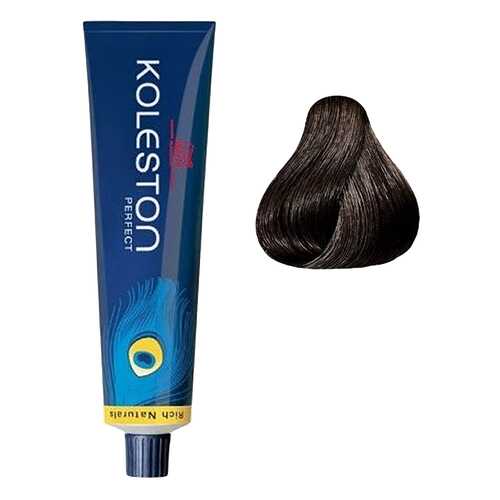 Стойкая крем-краска Wella Koleston Perfect 4/0 Коричневый натуральный 60мл в Эль Дибот